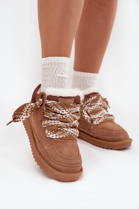 Śniegowce Model Vinceza 97963 Camel - Step in style Step in style