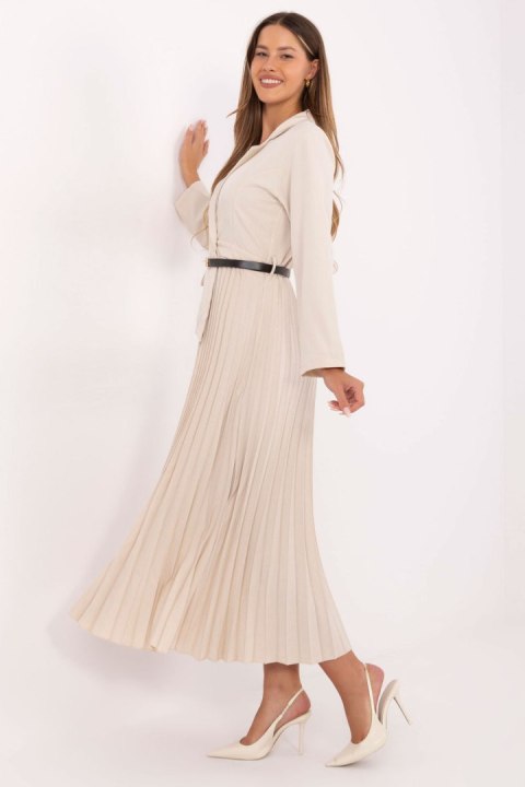 Sukienka Model IT-SK-21599.80 Light Beige - Italy Moda Italy Moda Sukienka Model IT-SK-21599.80 Light Beige - Italy Moda Italy Moda