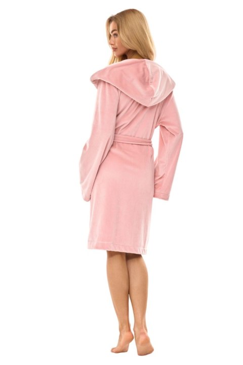 Szlafrok Damski Model Luna 2509 Powder Pink - L&L collection L&L collection Szlafrok Damski Model Luna 2509 Powder Pink - L&L collection L&L collection