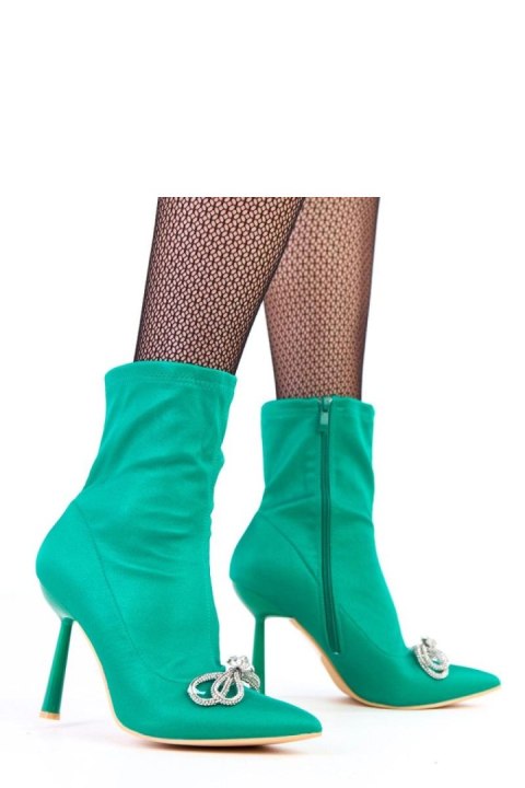 Botki Model Bellana 2I5C-AX5301-03 Green - Solea Solea Botki Model Bellana 2I5C-AX5301-03 Green - Solea Solea
