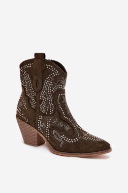 Botki Model Lelira 3258 Dark Green - Step in style Step in style