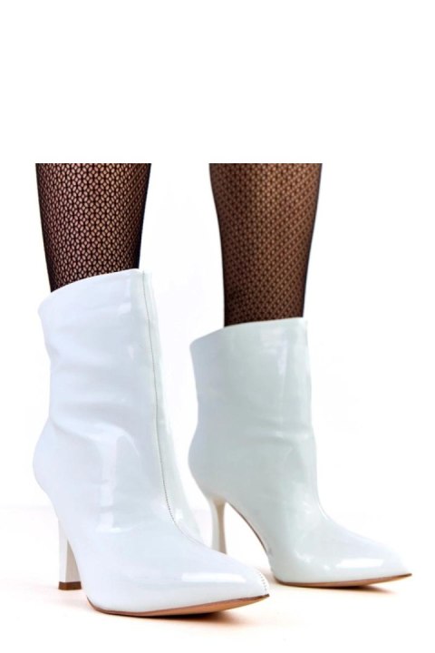 Botki Model Marsena 2I2A-AX2629-01 White - Solea Solea Botki Model Marsena 2I2A-AX2629-01 White - Solea Solea