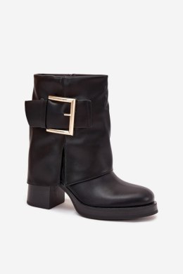 Botki Model Milira C-347 Black - Step in style Step in style