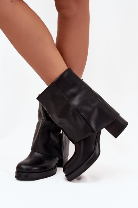 Botki Model Milira C-347 Black - Step in style Step in style Botki Model Milira C-347 Black - Step in style Step in style