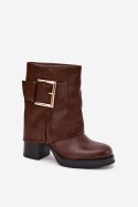 Botki Model Milira C-347 Brown - Step in style Step in style