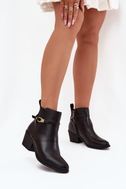 Botki Model Zelinae 9987-1 Black - Step in style Step in style