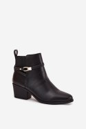 Botki Model Zelinae 9987-1 Black - Step in style Step in style