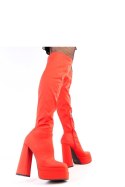 Kozaki Model Zeida 2I13-X9125-06 Orange - Solea Solea Kozaki Model Zeida 2I13-X9125-06 Orange - Solea Solea