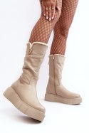 Kozaki Model Bayla 70121 Beige - Step in style Step in style