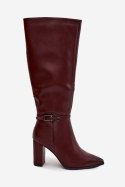 Kozaki Model Fionelle 3009 Bordo - Step in style Step in style