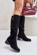 Kozaki Model Izanae RMR2481-3 Black Zamsz - Step in style Step in style Kozaki Model Izanae RMR2481-3 Black Zamsz - Step in style Step in style