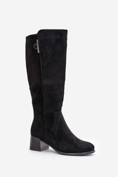 Kozaki Model Izanae RMR2481-3 Black Zamsz - Step in style Step in style Kozaki Model Izanae RMR2481-3 Black Zamsz - Step in style Step in style
