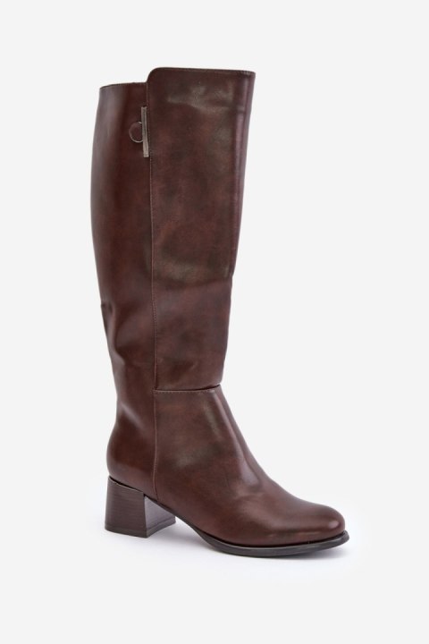 Kozaki Model Izanae RMR2481-3 Brown Skóra - Step in style Step in style Kozaki Model Izanae RMR2481-3 Brown Skóra - Step in style Step in style