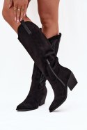 Kozaki Model Jovina LQ-129 Black - Step in style Step in style Kozaki Model Jovina LQ-129 Black - Step in style Step in style