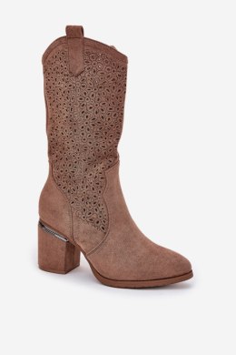 Kozaki Model S.Barski HY51-238 Brown - Step in style Step in style