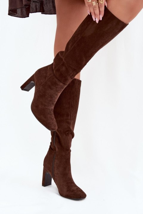 Kozaki Model Zamira 3028 Czekolada - Step in style Step in style