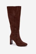 Kozaki Model Zamira 3028 Czekolada - Step in style Step in style