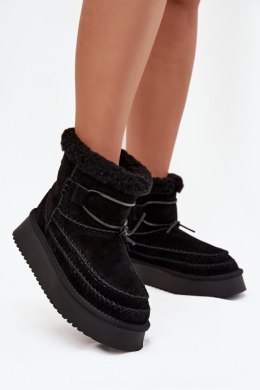 Śniegowce Model Big Star SS274372 Black - Step in style Step in style