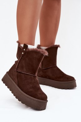 Śniegowce Model Evelira VL257P Czekolada - Step in style Step in style