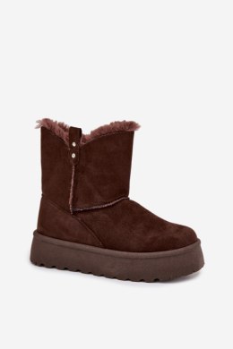 Śniegowce Model Evelira VL257P Czekolada - Step in style Step in style