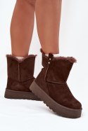 Śniegowce Model Evelira VL257P Czekolada - Step in style Step in style