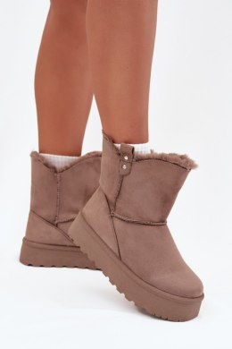 Śniegowce Model Evelira VL257P Dark Beige - Step in style Step in style