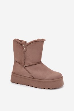 Śniegowce Model Evelira VL257P Dark Beige - Step in style Step in style