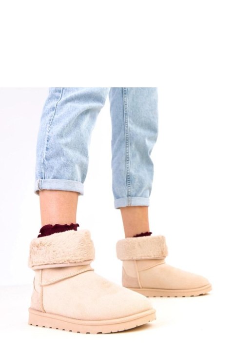 Śniegowce Model Meggi JD-5 Beige - Solea Solea Śniegowce Model Meggi JD-5 Beige - Solea Solea