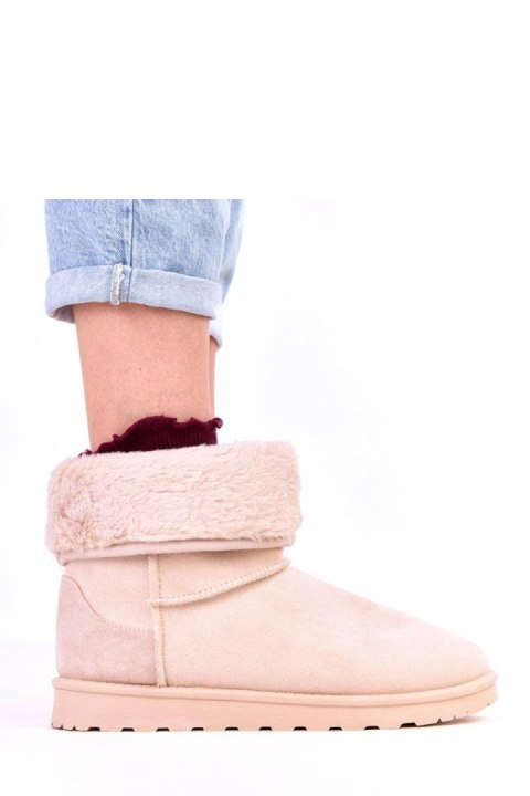 Śniegowce Model Meggi JD-5 Beige - Solea Solea Śniegowce Model Meggi JD-5 Beige - Solea Solea