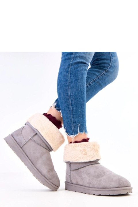 Śniegowce Model Meggi JD-5 Grey - Solea Solea Śniegowce Model Meggi JD-5 Grey - Solea Solea