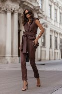 Spodnie Damskie Model Kiara 386128346 Brown - LaBalancia LaBalancia Spodnie Damskie Model Kiara 386128346 Brown - LaBalancia LaBalancia