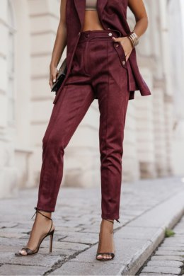 Spodnie Damskie Model Kiara 386128515 Bordo - LaBalancia LaBalancia