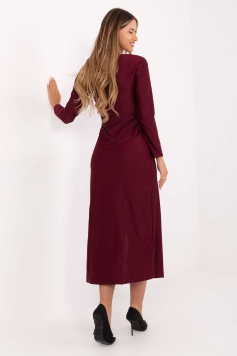 Sukienka Model IT-SK-21609.83 Bordo - Italy Moda Italy Moda Sukienka Model IT-SK-21609.83 Bordo - Italy Moda Italy Moda