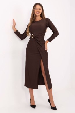 Sukienka Model IT-SK-21609.83 Dark Brown - Italy Moda Italy Moda