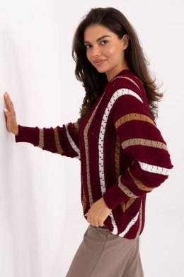 Sweter Damski Model IT-SW-93115.13 Bordo - Factory Price Factory Price