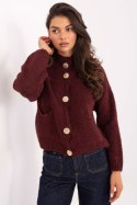 Sweter Damski Model MI-SW-WM218.02 Bordo - Italy Moda Italy Moda