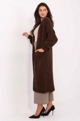 Sweter Kardigan Model MI-SW-WM6155.82 Dark Brown - Italy Moda Italy Moda
