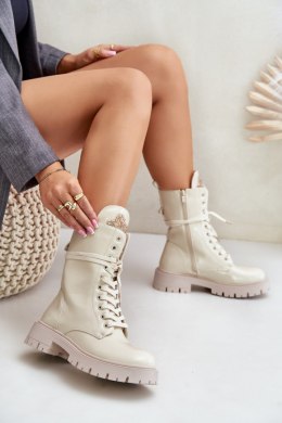 Workery Model Kelilea DA121P Beige Lakier - Step in style Step in style