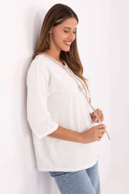 Bluzka Model RV-BZ-A892.00 Ecru - Relevance Relevance