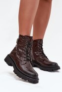 Botki Model Artiker 57C1007 Czekolada - Step in style Step in style