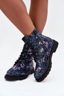 Botki Model Artiker 57C1052 Navy - Step in style Step in style