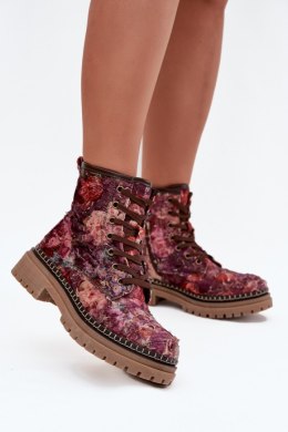 Botki Model Artiker 57C1055 Bordo - Step in style Step in style