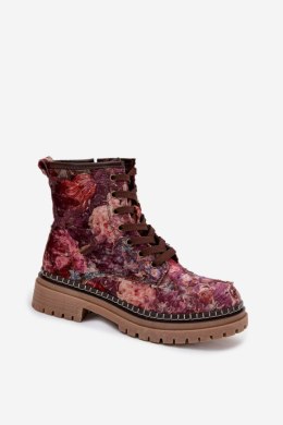 Botki Model Artiker 57C1055 Bordo - Step in style Step in style