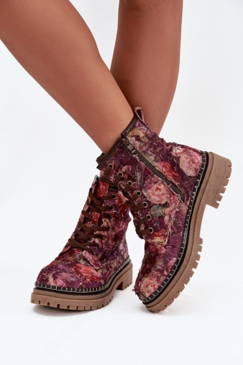 Botki Model Artiker 57C1055 Bordo - Step in style Step in style Botki Model Artiker 57C1055 Bordo - Step in style Step in style