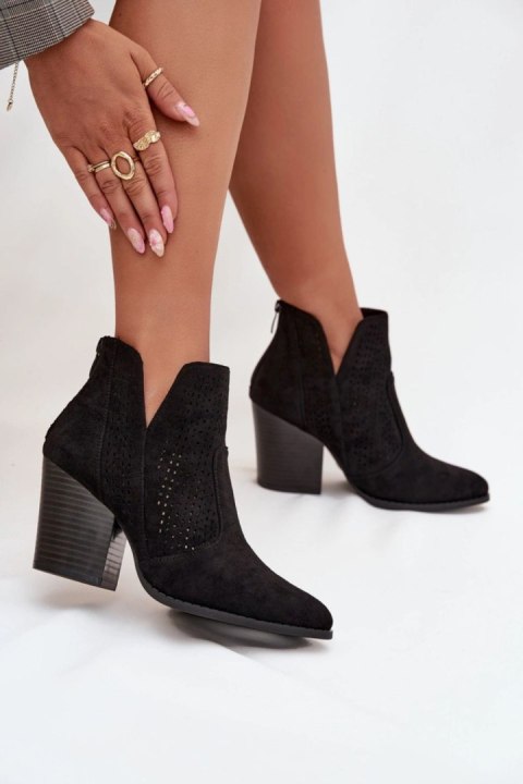 Botki Model S.Barski HY51-060 Black - Step in style Step in style Botki Model S.Barski HY51-060 Black - Step in style Step in style