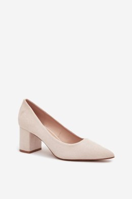 Czółenka Model Pavira LL-378PBeige - Step in style Step in style