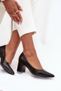 Czółenka Model Ryvessa LL-380P Black - Step in style Step in style
