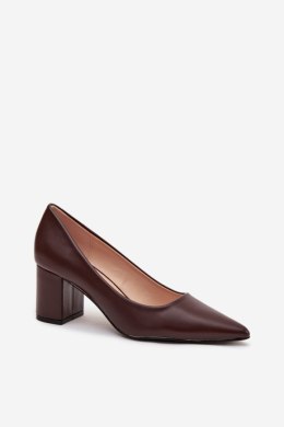 Czółenka Model Ryvessa LL-380P Czekolada - Step in style Step in style