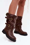 Kozaki Model Halvessa CLS-555 Brown - Step in style Step in style