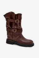 Kozaki Model Halvessa CLS-555 Brown - Step in style Step in style